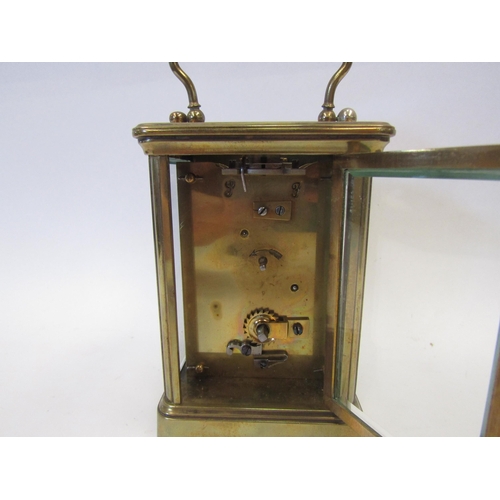 1326 - A brass carriage clock