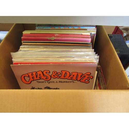 1469 - A collection of mixed vinyl LPs including Chas n Dave, Elvis Presley, Slim Whitman etc. Together wit... 