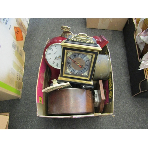 1477 - A selection of mainly mantel clocks