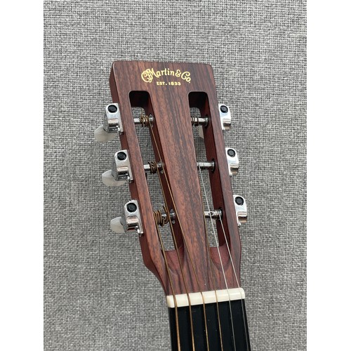 7109 - A Martin & Co., 000-16 SGT 12 fret auditorium acoustic guitar, original fitted hard cas