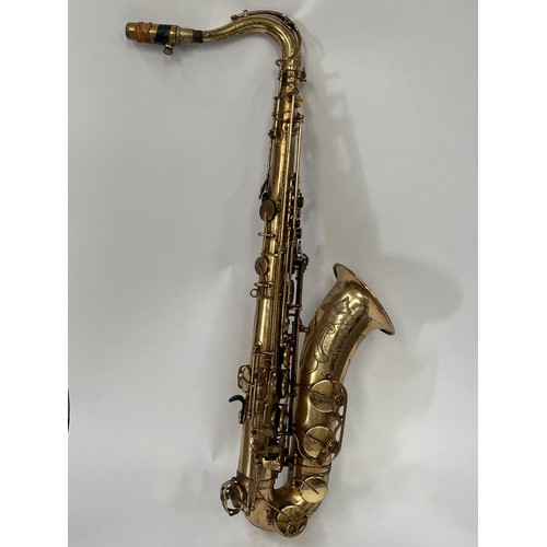 7001 - A Selmer Super Action 80 tenor saxophone, serial no. 316618, corrosion present, cased