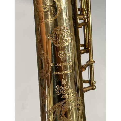 7002 - A Selmer 80 Super Action serie II soprano saxophone, corrosion present, hard cased