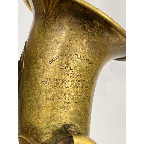 7005 - A 1955 Selmer Super Action alto saxophone serial no. M61153, hard cased