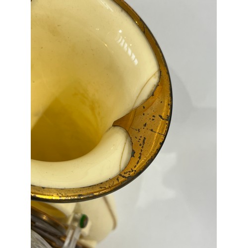 7006 - A Grafton saxophone, cream plastic with brass fittings, serial number 13218, circa 1956-67, some dam... 