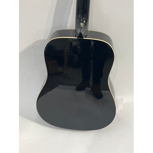 7087 - An Ibanez 12 string PF10-12BK acoustic guitar, black body, serial number 95011580, hard case        ... 