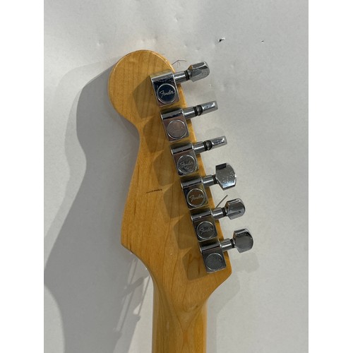 7091 - A 1982-85 Fender Stratocaster USA, maple neck, butterscotch body, serial no. E343829, cased