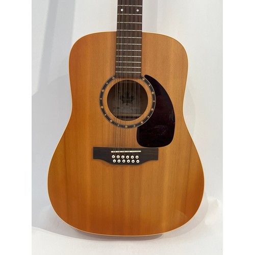 7110 - A Norman B20 12 string dreadnought acoustic guitar, fitted case