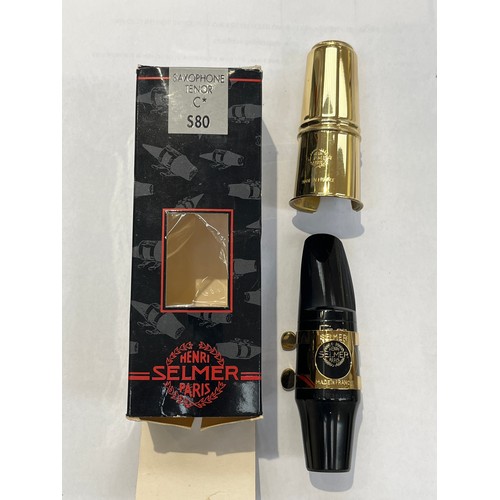 7117 - A Selmer tenor saxophone mouthpiece, S80 C, boxed