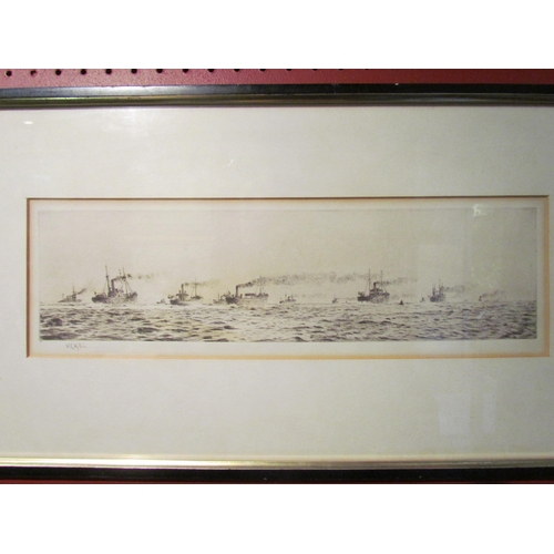 4075 - A William Wyllie (1851-1931) pencil signed etching titled 