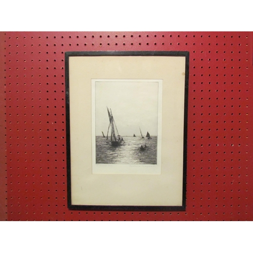 4076 - A Rowland Langmaid (1897-1956) pencil signed etching 