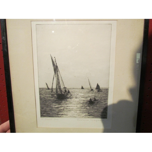 4076 - A Rowland Langmaid (1897-1956) pencil signed etching 