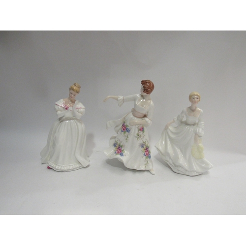 4367 - Two Royal Doulton figurines - Hazel and Denise together with a Royale County figurine (3)