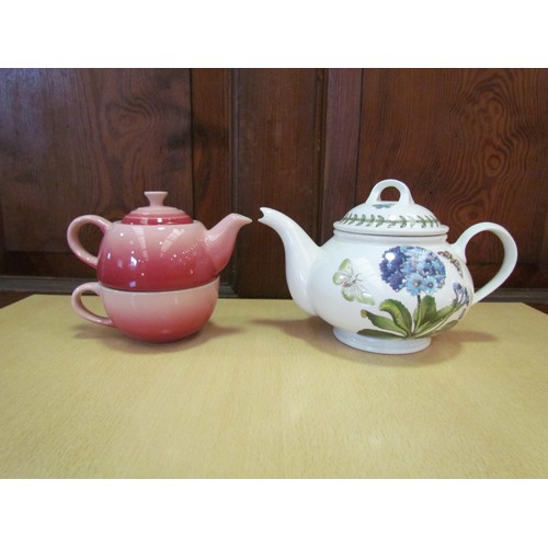 1483 - A quantity of ceramics including Emma Bridgewater cups, Le Creuset teapot-cup and Aynsley clock, 2 P... 