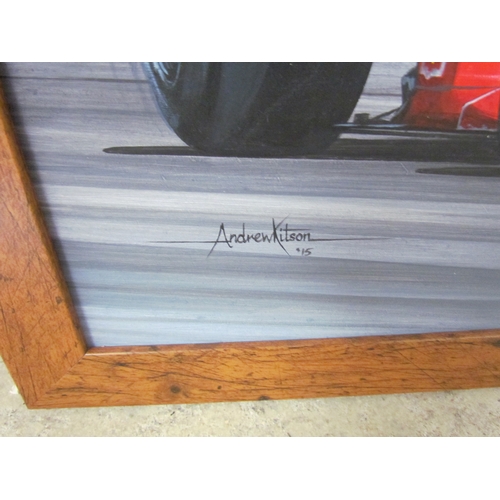 9014 - ANDREW KITSON: Framed painting 