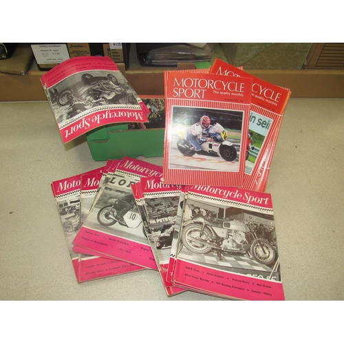 9079 - A quantity of Motorcycle Sport magazines covering the 1960's, 70's and 1980's