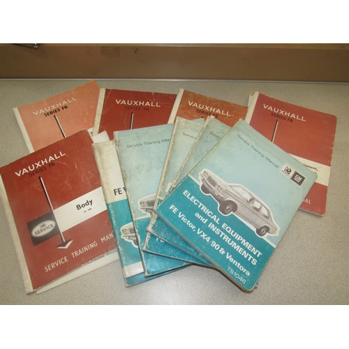 9080 - 13 Vauxhall Service Training manuals including manuals covering Series FB