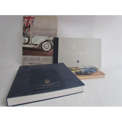 9124 - Four Rolls Royce related books, 'Rolls Royce Enthusiasts' club 2015 year book, 'A Source book of Rol... 