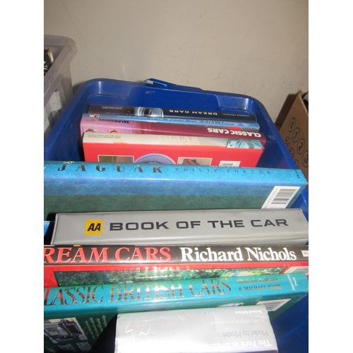 9149 - A box of mixed books including 'Dream Cars' by Richard Nicols   (E) £5-10