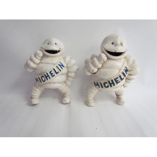 9264 - A pair of cast reproduction Michelin Men