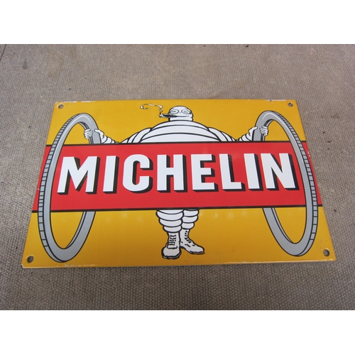 9266 - A reproduction Michelin enamel sign, 30cm x 20cm