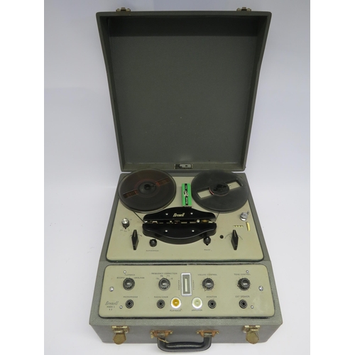 7359 - A Brenell Mark 5 S2 reel to reel tape recorder