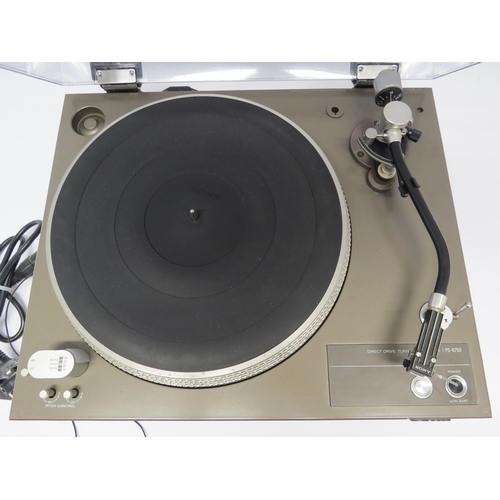 7452 - A Sony PS-6750 direct drive turntable