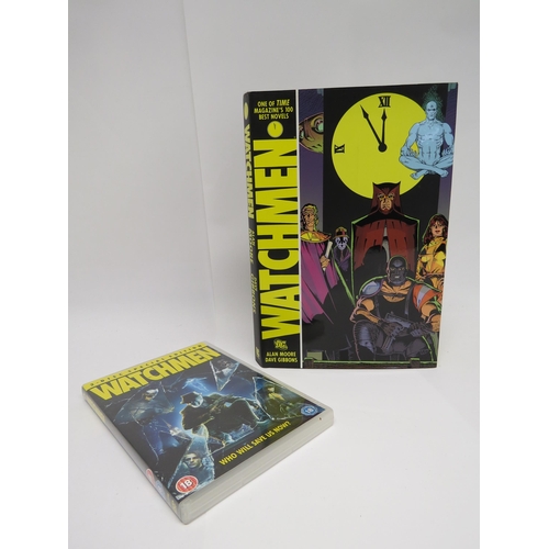 7312 - The Watchmen hardback graphic novel, signed by Alan Moore and Dave Gibbons with Moore adding 