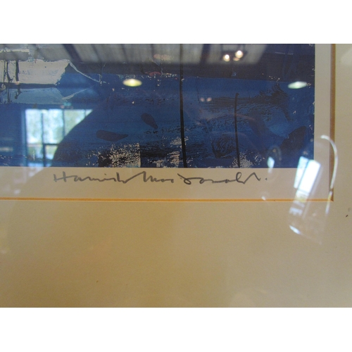 1070 - A limited edition print after Hamish MacDonald ‘Crail Harbour’, No. 524/850, framed and glazed, 45cm... 