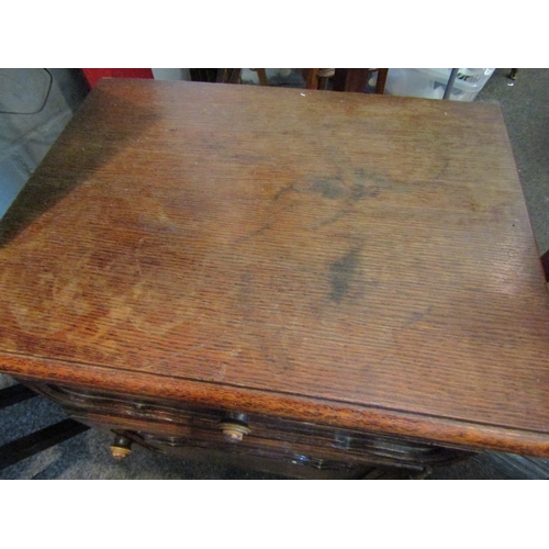 1063 - An oak pot cupboard, single drawer over cupboard door, 65cm tall x 53cm wide x 40cm deep