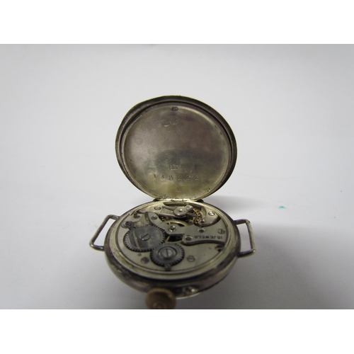 8099 - Two 19th Century open faced pocket watches, one with fusee movement, together with a silver cased Tr... 