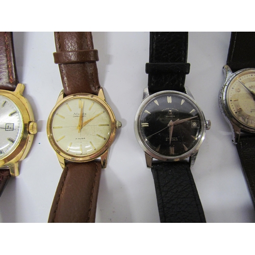 8161 - Ten assorted mechanised and quartz 20th Century wristwatches including Roamer, Rotary, Nivada and Fa... 