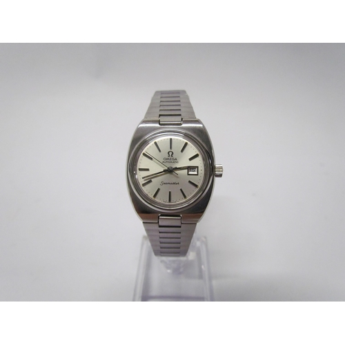 8165 - An Omega stainless steel  seamaster mid-1970s calibre 684, with a case   (R) £200 Special Antiques