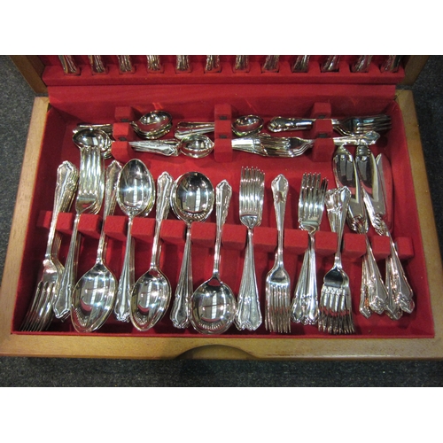 1456 - A canteen of Osborne silver plated cutlery