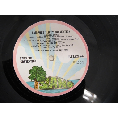 7032 - FAIRPORT CONVENTION: Three LPs to include 'Liege & Leaf' original 1969 UK release, pink Island label... 