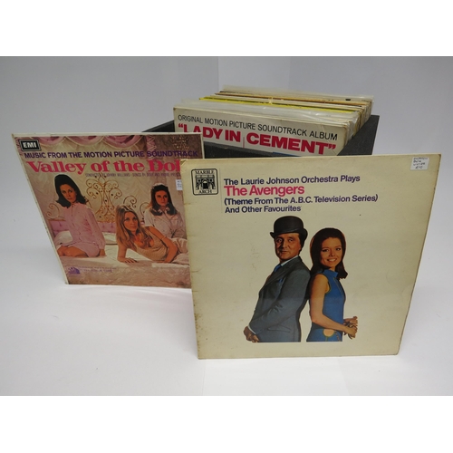 7112 - A collection of assorted soundtrack LPs (approx. 45, condition varies but vinyl generally VG+, sleev... 