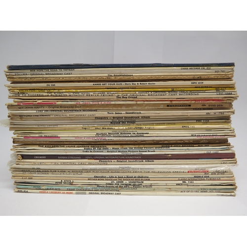 7112 - A collection of assorted soundtrack LPs (approx. 45, condition varies but vinyl generally VG+, sleev... 