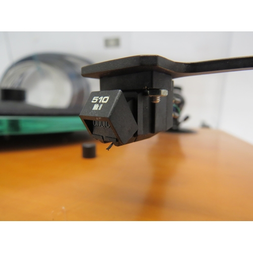 7447 - A Pro-Ject Audio Designs 2.9 turntable in wood finish, fitted with Ortofon 510 Mk II cartridge, with... 