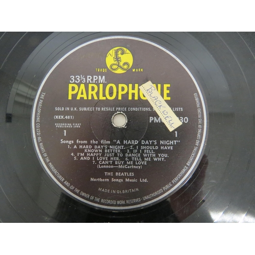 7047 - THE BEATLES: Two original UK mono LPs to include 'Rubber Soul' (PMC 1267, vinyl G+, name written to ... 