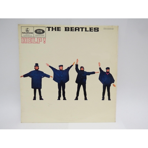 7048 - THE BEATLES: 'Help!' LP, original UK mono release, black and yellow Parlophone labels (PMC 1255, vin... 