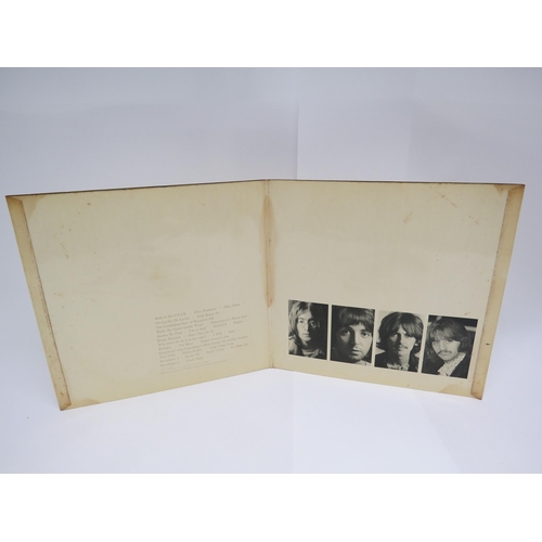 7050 - THE BEATLES: 'The Beatles' (White Album) double LP, original UK stereo issue in embossed toploader s... 