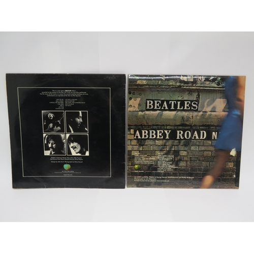 7038 - THE BEATLES: Two original UK stereo LPs to include 'Abbey Road', aligned Apple logo, 'Her Majesty' l... 