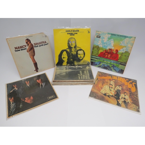 7078 - A collection of 1960's and 70's Rock and Pop LPs to include THE ROLLING STONES: 'No.2' (LK 4661, unb... 