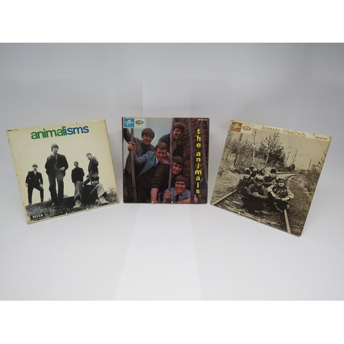 7064 - THE ANIMALS: Three original UK mono LPs to include 'Animalisms' (LK 4797, vinyl G+, sleeve VG), 'Ani... 