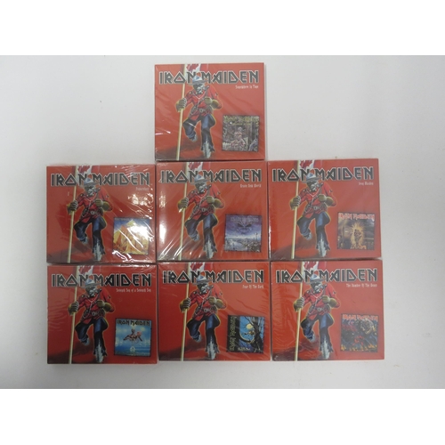 7216 - IRON MAIDEN: A full set of seven rare withdrawn 