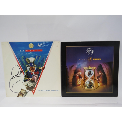 7145 - FISH (MARILLION): Two autographed 12