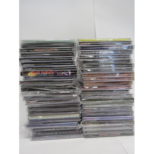 7194 - IRON MAIDEN: A collection of assorted CD albums and singles including some promos, comprising 'Ed Hu... 