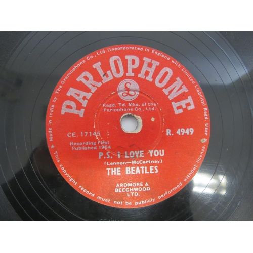 7221 - THE BEATLES: 'Love Me Do / P.S. I Love You' rare Indian 10