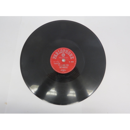 7221 - THE BEATLES: 'Love Me Do / P.S. I Love You' rare Indian 10