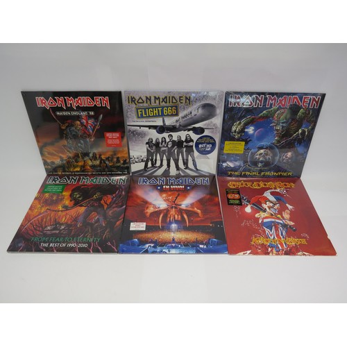 7200 - IRON MAIDEN: A group of five factory sealed limited edition picture disc vinyl LPs to include 'The F... 