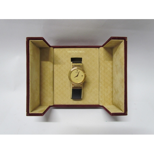 8164 - A Raymond Weil wristwatch with date aperture in presentation box